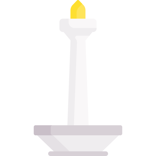 National monument of indonesia Special Flat icon