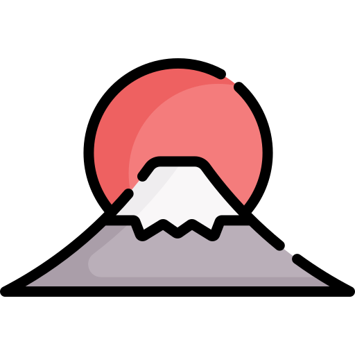 Fuji mountain Special Lineal color icon