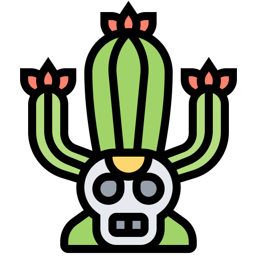 kaktus Meticulous Lineal Color ikona