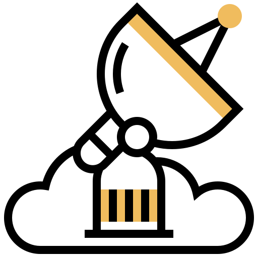 antena satelitarna Meticulous Yellow shadow ikona