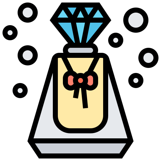 Perfume bottle Meticulous Lineal Color icon