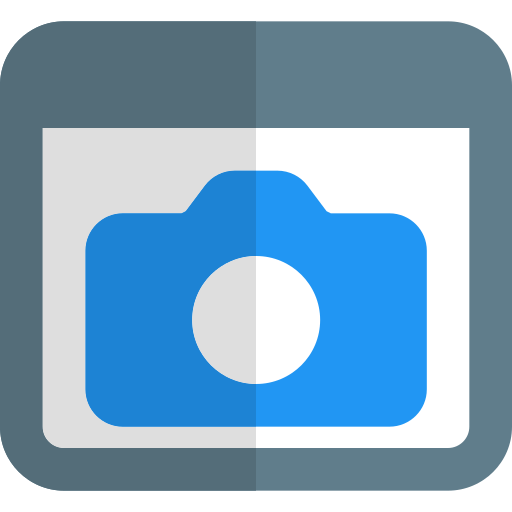 fotografie Pixel Perfect Flat icoon