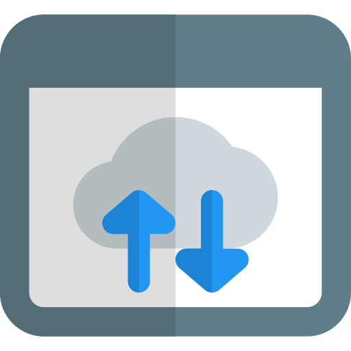 Cloud server Pixel Perfect Flat icon