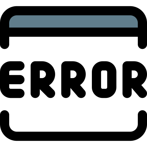 error Pixel Perfect Lineal Color icon