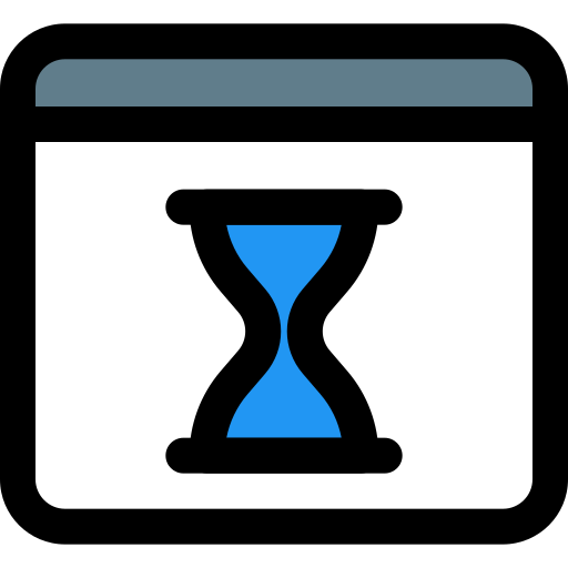 klepsydra Pixel Perfect Lineal Color ikona