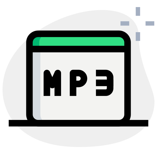 mp3 Generic Rounded Shapes ikona