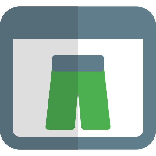 pantaloni Pixel Perfect Flat icona