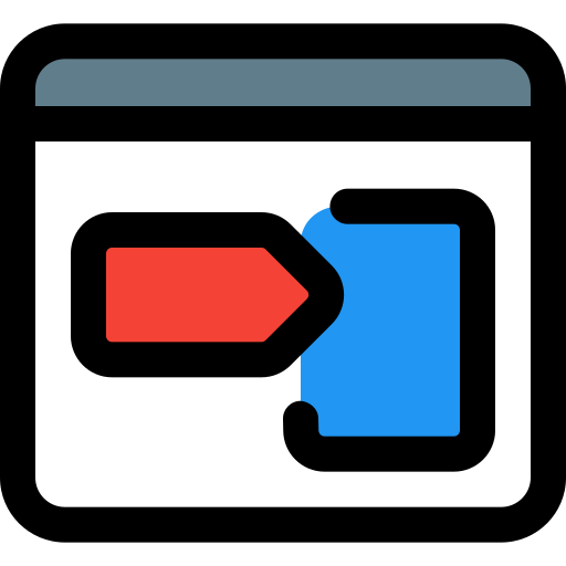 browserfenster Pixel Perfect Lineal Color icon