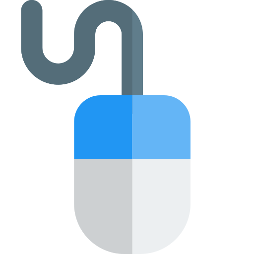 mysz Pixel Perfect Flat ikona