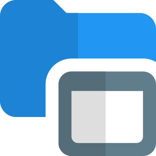 mappe Pixel Perfect Flat icon