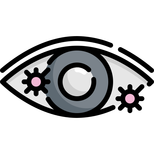 Eye Generic Outline Color icon