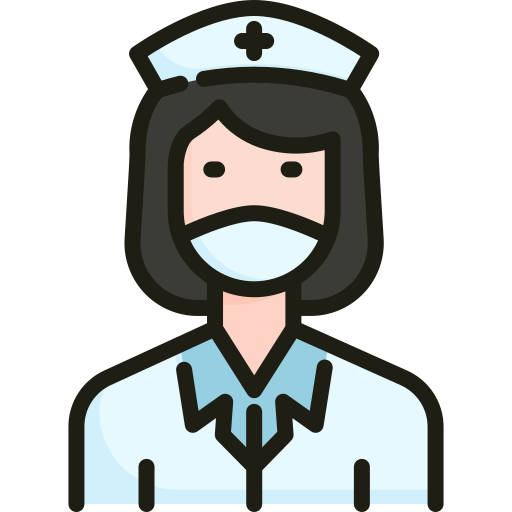 Медсестра Kosonicon Lineal color иконка