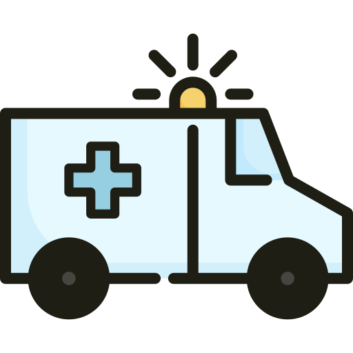 ambulans Kosonicon Lineal color ikona