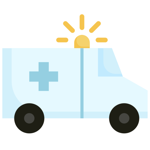 ambulans Kosonicon Flat ikona