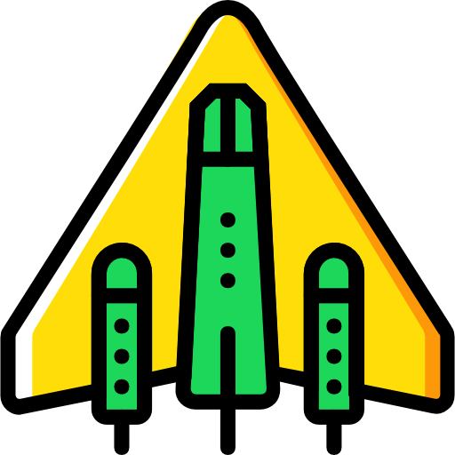 Spaceship Basic Miscellany Yellow icon