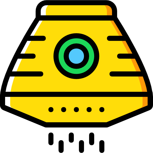 ruimtecapsule Basic Miscellany Yellow icoon