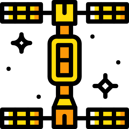 stacja kosmiczna Basic Miscellany Yellow ikona