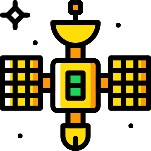 satelliet Basic Miscellany Yellow icoon