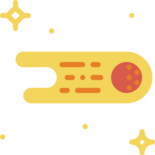 Comet Basic Miscellany Flat icon