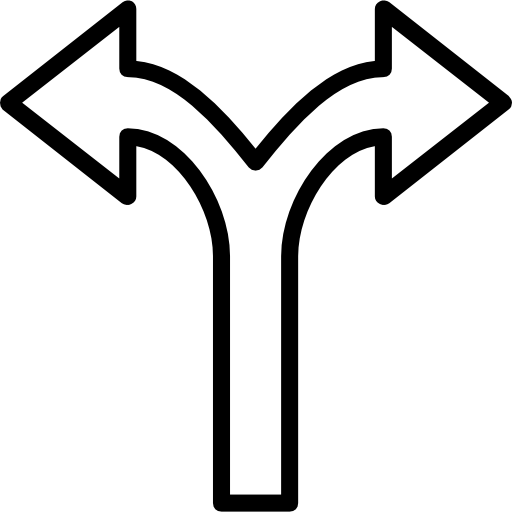 dwie strzały Basic Miscellany Lineal ikona