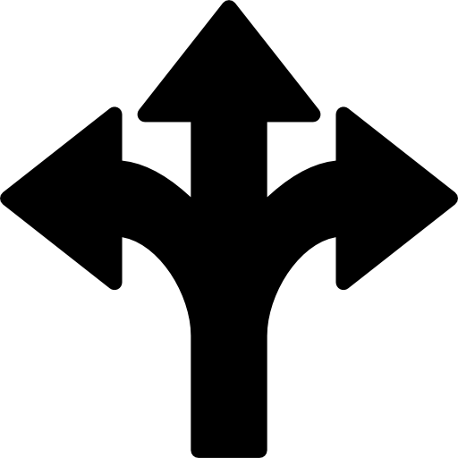 tres flechas Basic Miscellany Fill icono