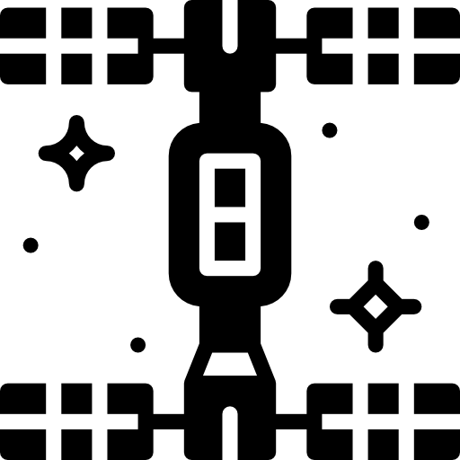 stacja kosmiczna Basic Miscellany Fill ikona