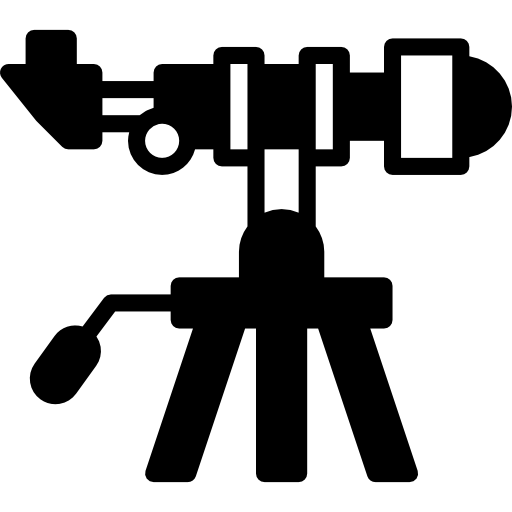 telescopio Basic Miscellany Fill icono