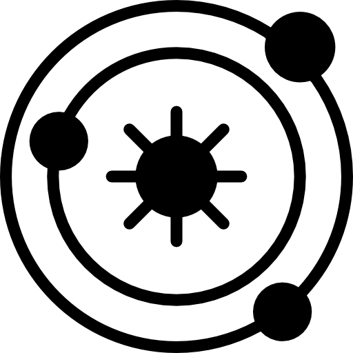 Solar system Basic Miscellany Fill icon