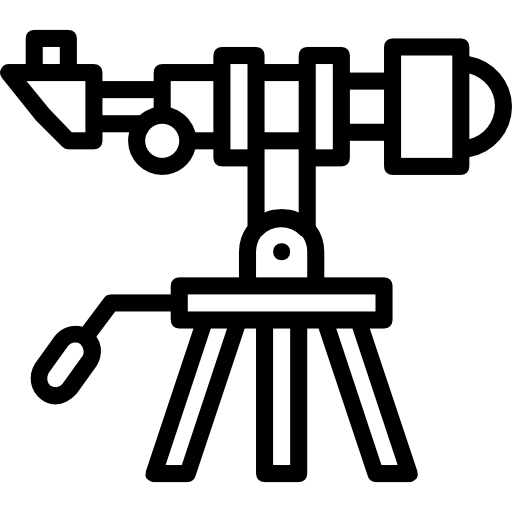 telescopio Basic Miscellany Lineal icono