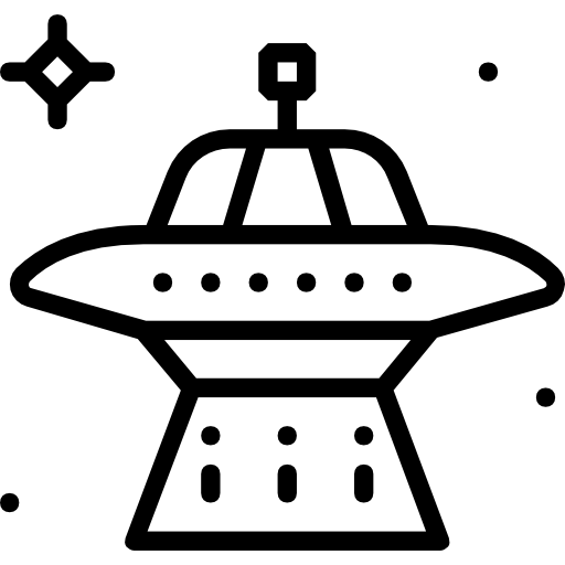 ufo Basic Miscellany Lineal Ícone