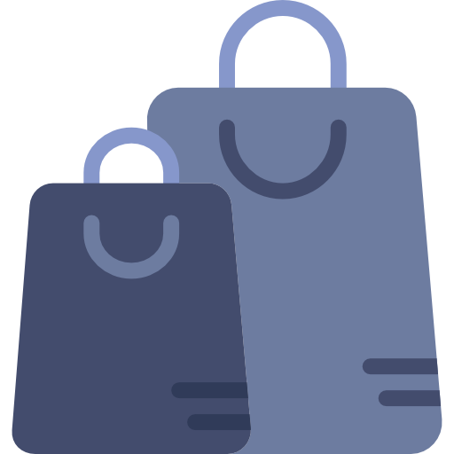 Shopping bag Basic Miscellany Flat icon