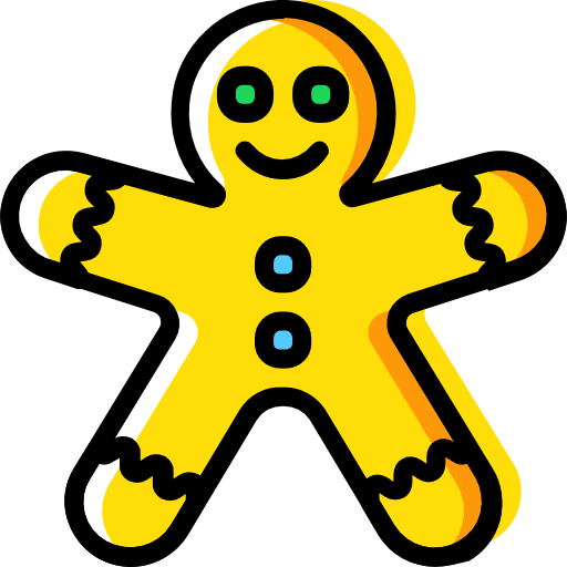 Пряничный человечек Basic Miscellany Yellow иконка