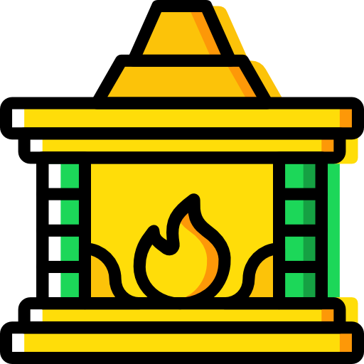 Fireplace Basic Miscellany Yellow icon
