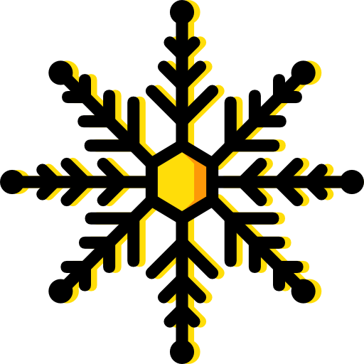 Snowflake Basic Miscellany Yellow icon