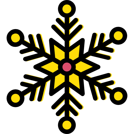 flocon de neige Basic Miscellany Yellow Icône