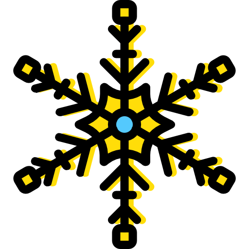 Snowflake Basic Miscellany Yellow icon