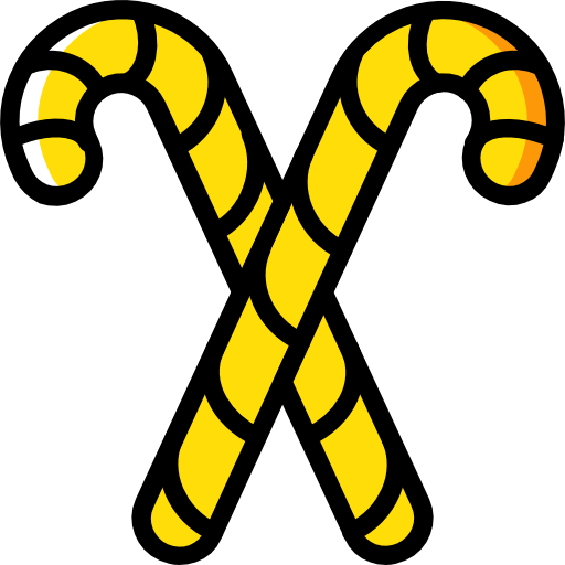 사탕 지팡이 Basic Miscellany Yellow icon