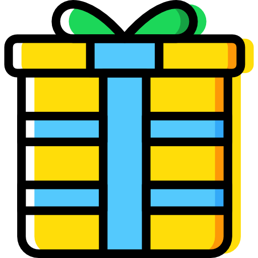 Gift Basic Miscellany Yellow icon