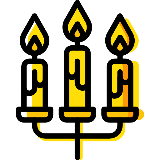 Candle Basic Miscellany Yellow icon