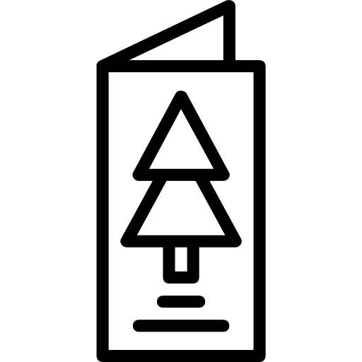 tarjeta de navidad Basic Miscellany Lineal icono