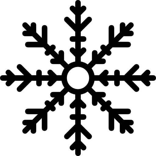 płatek śniegu Basic Miscellany Lineal ikona