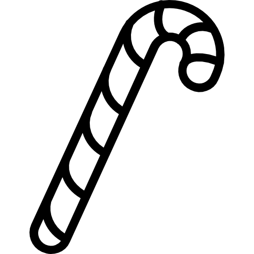 bastón de caramelo Basic Miscellany Lineal icono