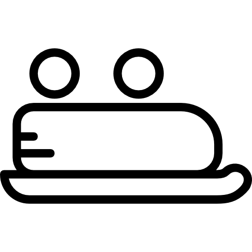 Bobsled Basic Miscellany Lineal icon