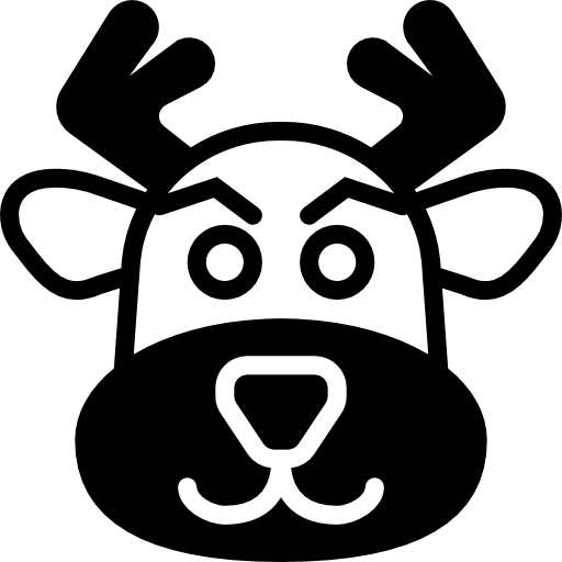 Reindeer Basic Miscellany Fill icon