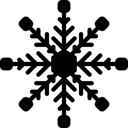 sneeuwvlok Basic Miscellany Fill icoon