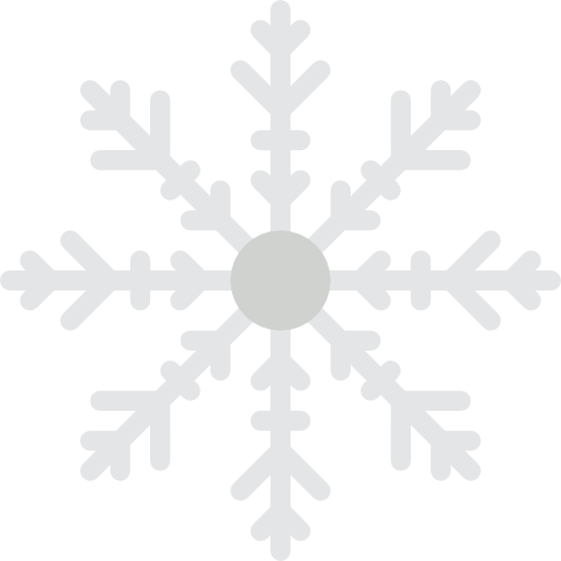 płatek śniegu Basic Miscellany Flat ikona