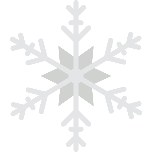 sneeuwvlok Basic Miscellany Flat icoon
