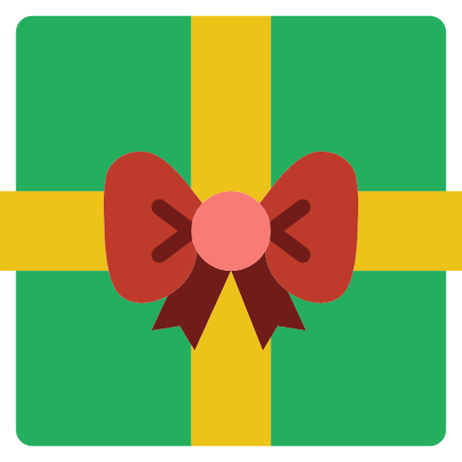 Gift Basic Miscellany Flat icon