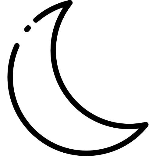 księżyc Special Lineal ikona