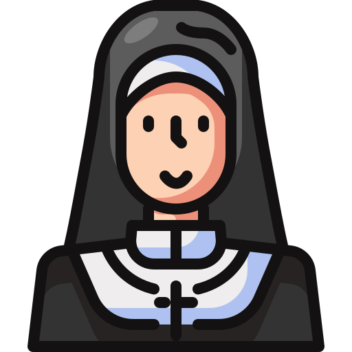 Монахиня Generic Outline Color иконка